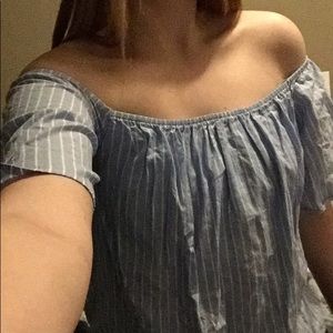 Off the shoulder top!